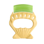 Pet Dog Cat Combs Shell Shaped Hair Remover Brush Grooming Tools Dog Massage Comb