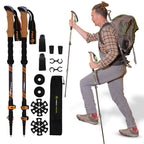 Pike Trail Carbon Fiber Trekking Poles Lightweight, Adjustable Hiking for Every Adventure