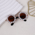 Cat And Dog Pearl Sunglasses - Pet Extravagant Funny Costumes For Party