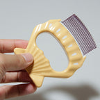 Pet Dog Cat Combs Shell Shaped Hair Remover Brush Grooming Tools Dog Massage Comb