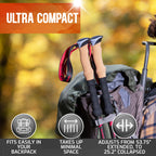 Pike Trail Carbon Fiber Trekking Poles Lightweight, Adjustable Hiking for Every Adventure