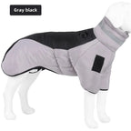 Waterproof Large Dog Jacket Warm Clothes Coat French Dog Reflective Cold Weather Coats