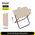 Portable Ultralight Camping Picnic Chair - Fishing Stool and Travel Seat with Tool Holder