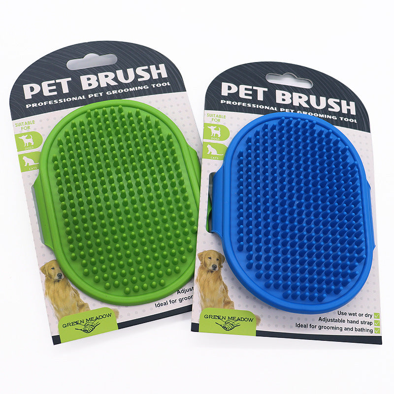 Soft Rubber Dog Cat Brush Pet Bath Silicone Comb Massage Comb Hair Remover