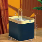 Automatic Cat Water Fountain USB Electric Mute Cat Drinker Bowl Recirculate Drinker For Cats