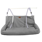 High-end Car Dog Bed Dual-seat Rear Pet Kennel Mat Waterproof Car Safety Seat
