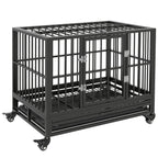 PawHut 36" Heavy Duty Dog Crate Metal Cage Kennel