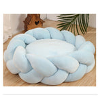 Pet kennel Fried Dough Twists round universal mat detachable cat kennel dog kennel