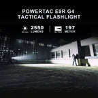 E9R GEN4 - 2,550 Lumen Tactical EDC Flashlight