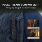 Powertac M5 Gen3 Tactical EDC Flashlight | 2030LM Super Bright
