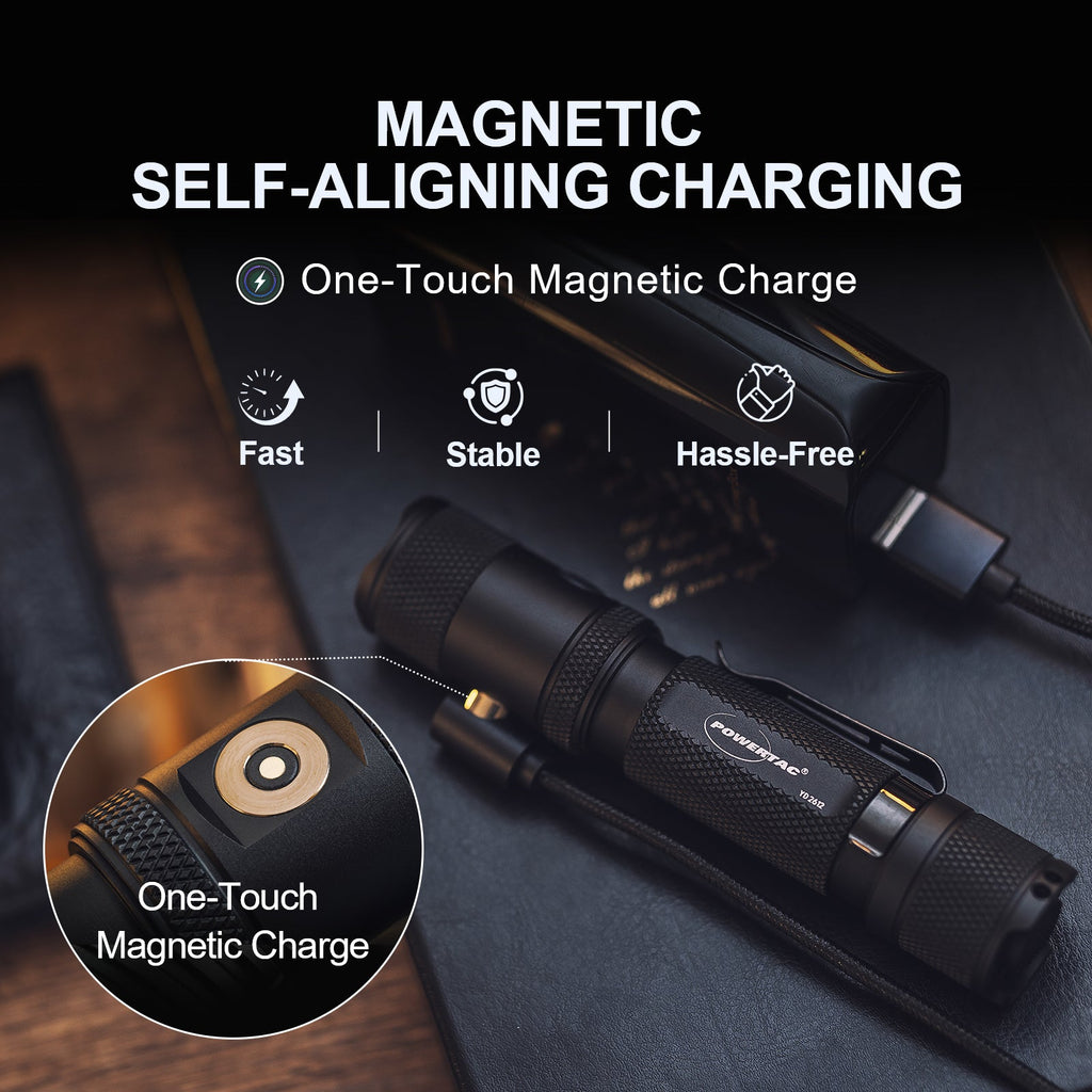 Powertac M5 Gen3 Tactical EDC Flashlight | 2030LM Super Bright