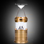 new solar charging type multifunctional telescopic camping lantern lantern outdoor camping