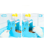 Hamster Water Bottle Feeder Waterer Automatic Mini Sleeping Nest Hamster Food Basin