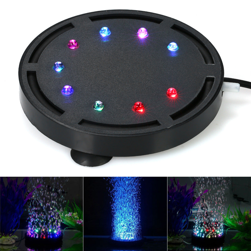 Fish Tank Landscaping Decoration Seven-color Aquarium Light LED Diving Fish Tank Light