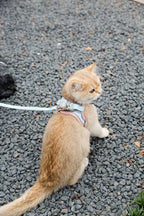 Vest-Style Reflective Chest Harness Anti-Stroke Resistance Special Rope For Walking Cats