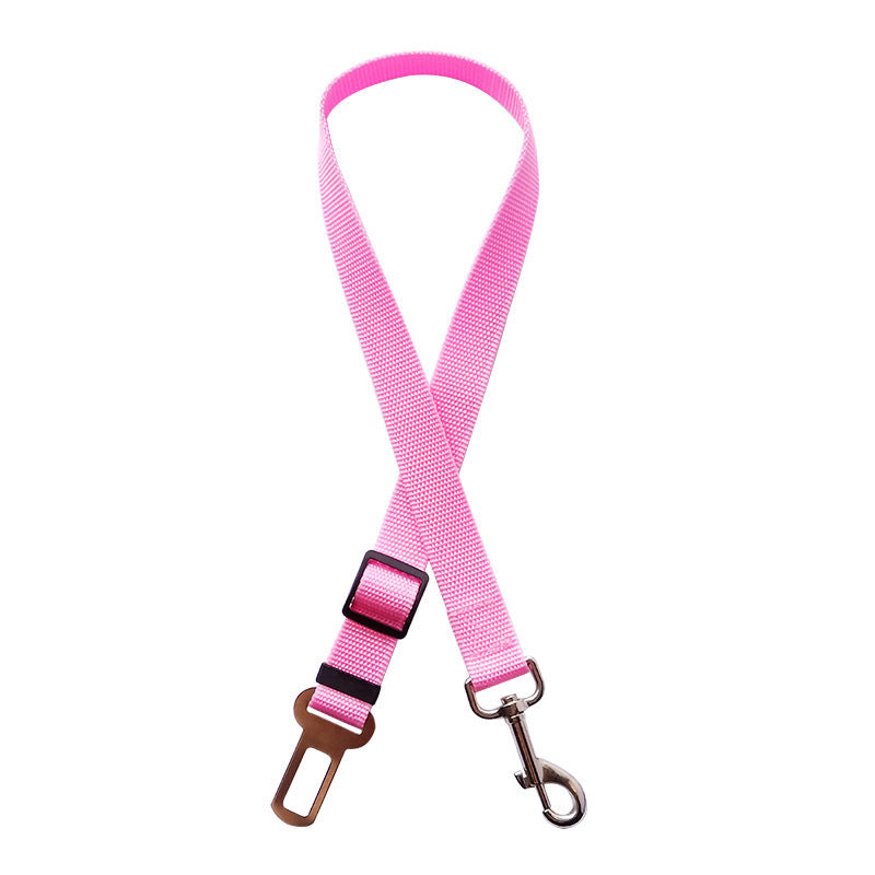 Adjustable Pet Cat Dog Car Seat Belt Vehicle Harness Lead Clip Safety Lever Dog Collars