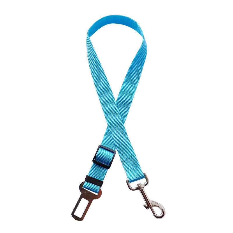 Adjustable Pet Cat Dog Car Seat Belt Vehicle Harness Lead Clip Safety Lever Dog Collars