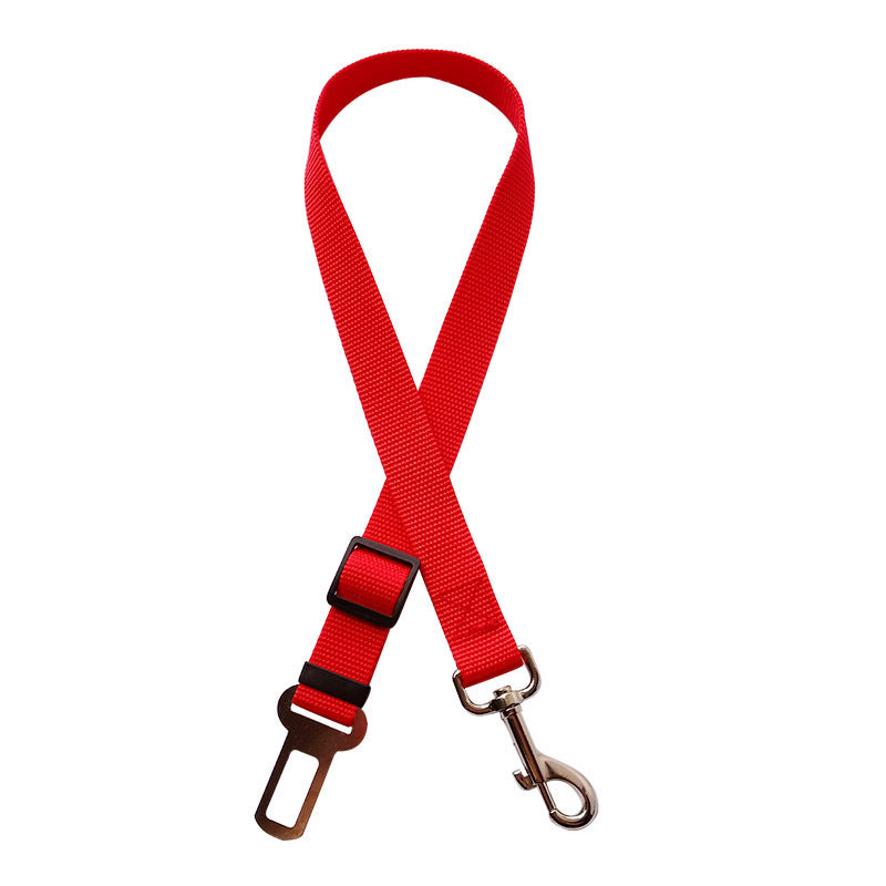 Adjustable Pet Cat Dog Car Seat Belt Vehicle Harness Lead Clip Safety Lever Dog Collars