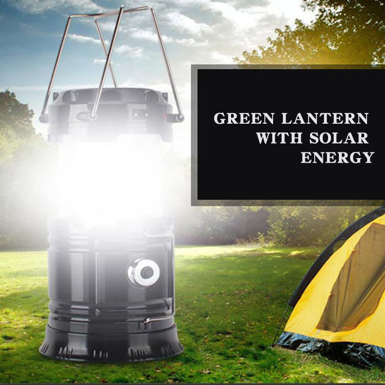 new solar charging type multifunctional telescopic camping lantern lantern outdoor camping