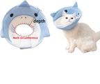 Recovery Cone Neck Cute Shark Shaped Cat Soft And Breathable For Indoor Cats and Dogs