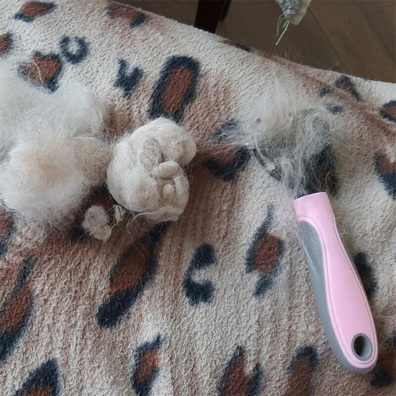 Grooming Brush For Dog Cat Deshedding Rake Comb Fur Remover Reducer 2-Side Tool