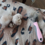 Grooming Brush For Dog Cat Deshedding Rake Comb Fur Remover Reducer 2-Side Tool