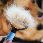 Grooming Brush For Dog Cat Deshedding Rake Comb Fur Remover Reducer 2-Side Tool