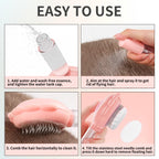 Cat Brush Self Cleaning Spray Cat Brushes For Indoor Cats Removes Loose and Tangled Hair
