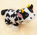 Cat Coat Warm Cow Costume Sweatshirt Hooded Clothing Winter Clothes Cat Jumpsuits Cow