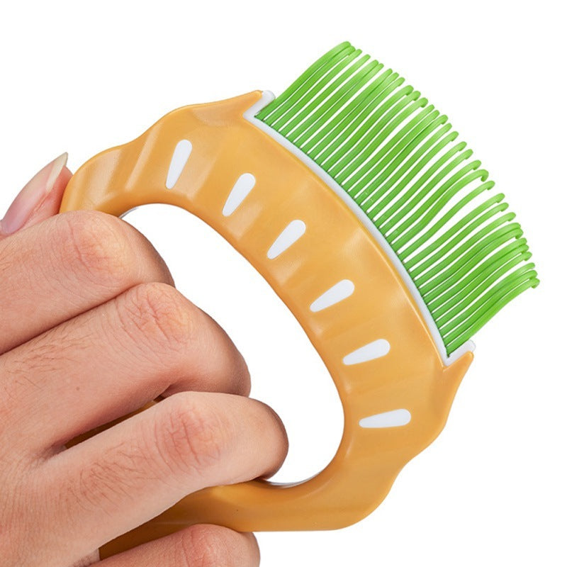 Pet Dog Cat Combs Shell Shaped Hair Remover Brush Grooming Tools Dog Massage Comb