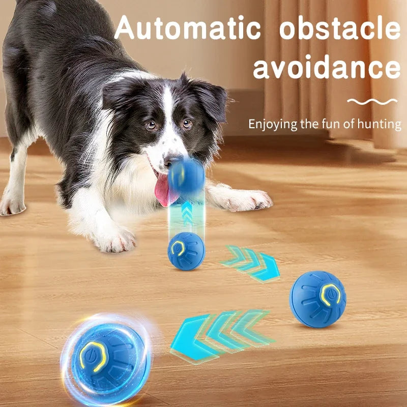Smart Dog Toy Electronic Interactive Moving Ball USB Automatic Bouncing For Puppy's & Cats