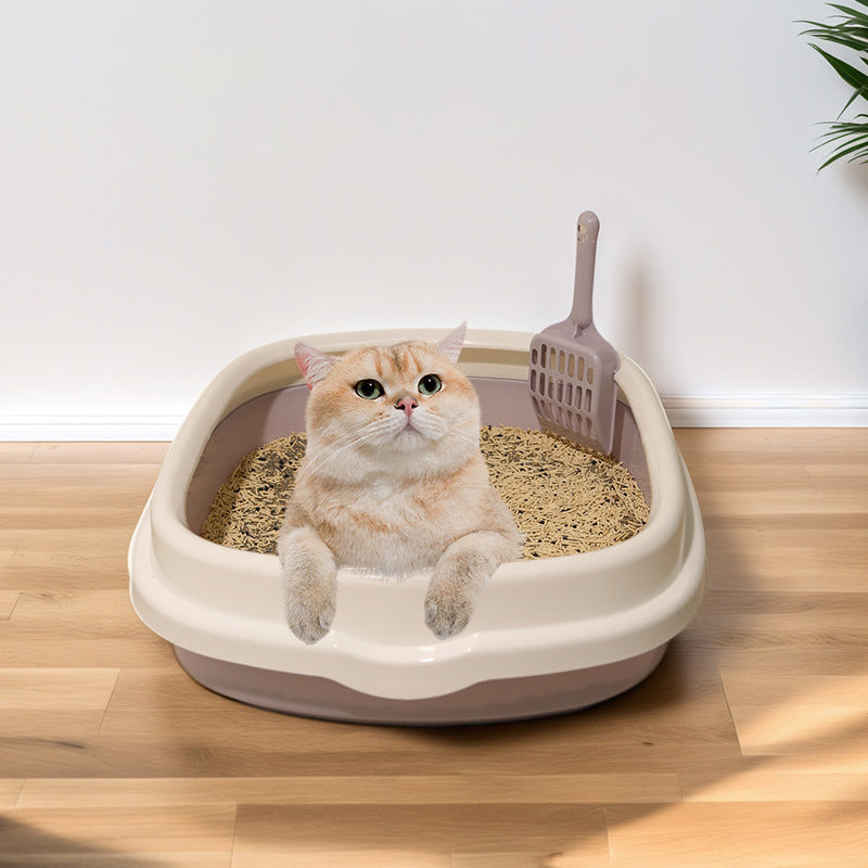Pet Toilet Bedpan Training Sand Litter Box Cat Dog Tray With Scoop Anti-Splash Dog Toilet