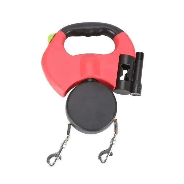 2 Color Dual Double Pet Leash Rope Long Lead-Training Pet Small And Medium Dog Cat