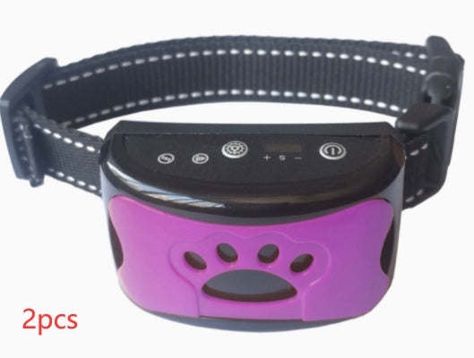 Dog Training Collar Waterproof Electric Remote Control Rechargeable Trainer Bark Arrester