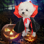 Halloween Pet Costumes Vampire Cloak Small Dog Cat Kitten Puppy Dress Kawaii Pet Clothes