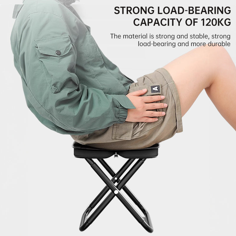 Portable Ultralight Camping Picnic Chair - Fishing Stool and Travel Seat with Tool Holder
