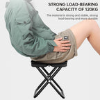 Portable Ultralight Camping Picnic Chair - Fishing Stool and Travel Seat with Tool Holder