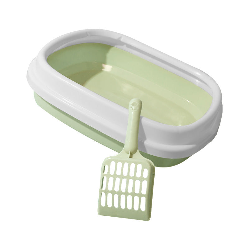 Pet Toilet Bedpan Training Sand Litter Box Cat Dog Tray With Scoop Anti-Splash Dog Toilet