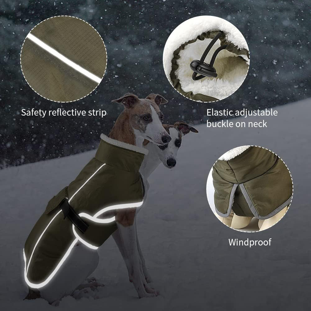 Pet Autumn And Winter Clothes Thick Warm Waterproof Cold-proof Cotton Coat Dog Clothes