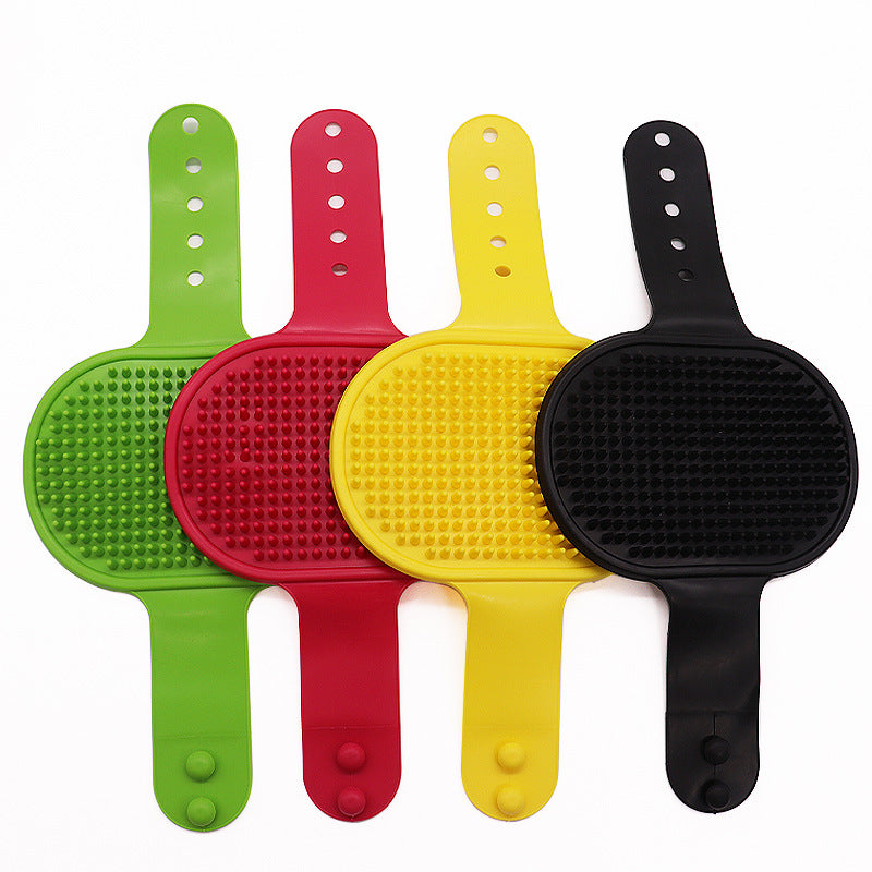 Soft Rubber Dog Cat Brush Pet Bath Silicone Comb Massage Comb Hair Remover