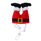Christmas Costumes For Small Dogs Cats Fleece Hat Event Apparel Funny Clothes Accessory