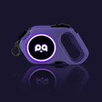 Automatic Retractable Leash LED Luminous Light Straps Small Medium Dog Walking Running