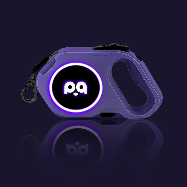 Automatic Retractable Leash LED Luminous Light Straps Small Medium Dog Walking Running