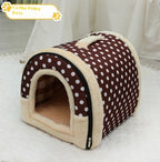 Portable Handle Pet Bed Small And Medium Sized Kennel Warm Cattery