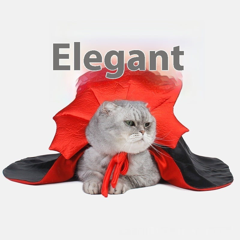 Halloween Pet Costumes Vampire Cloak Small Dog Cat Kitten Puppy Dress Kawaii Pet Clothes