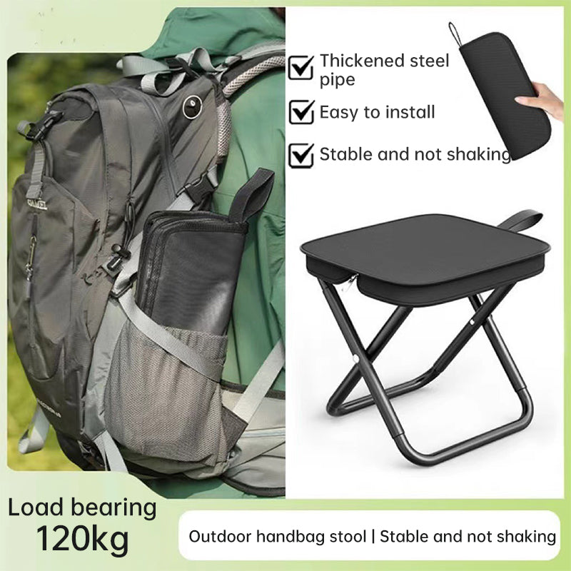 Portable Ultralight Camping Picnic Chair - Fishing Stool and Travel Seat with Tool Holder