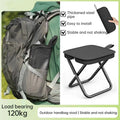 Portable Ultralight Camping Picnic Chair - Fishing Stool and Travel Seat with Tool Holder
