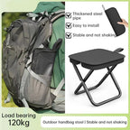 Portable Ultralight Camping Picnic Chair - Fishing Stool and Travel Seat with Tool Holder