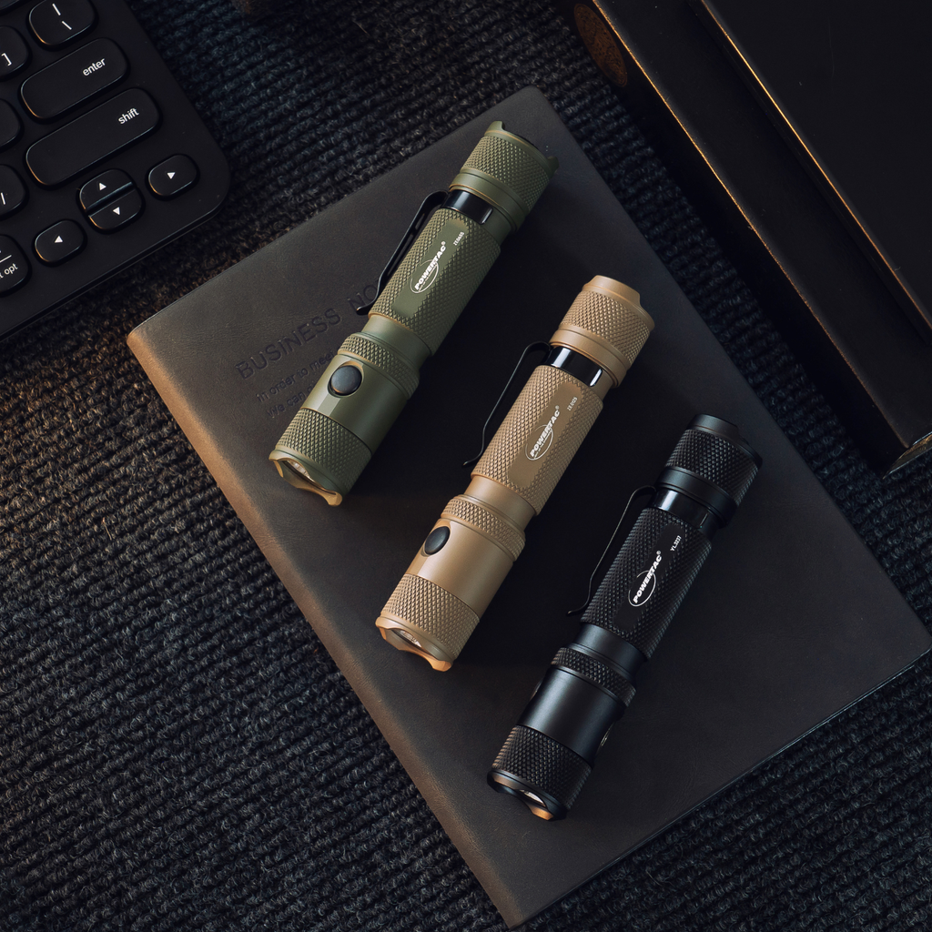 Powertac M5 Gen3 Tactical EDC Flashlight | 2030LM Super Bright