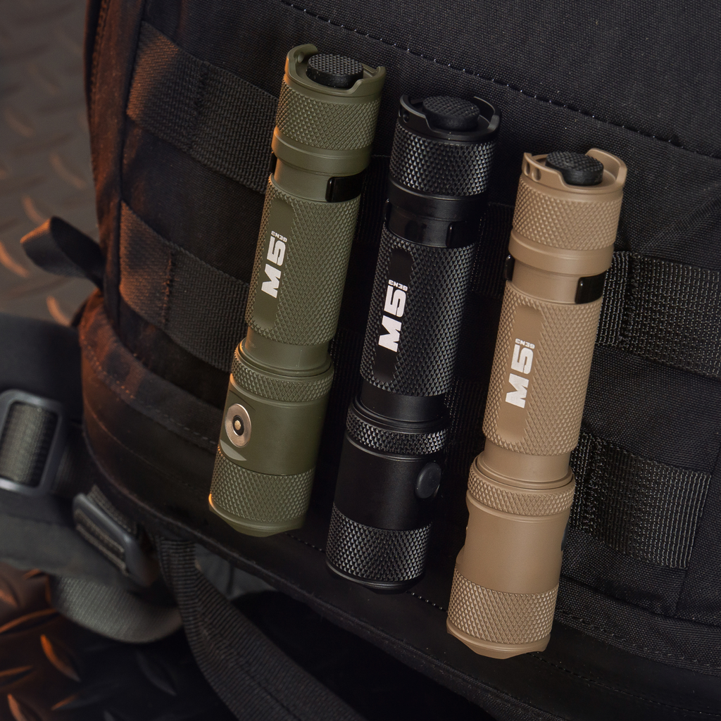Powertac M5 Gen3 Tactical EDC Flashlight | 2030LM Super Bright